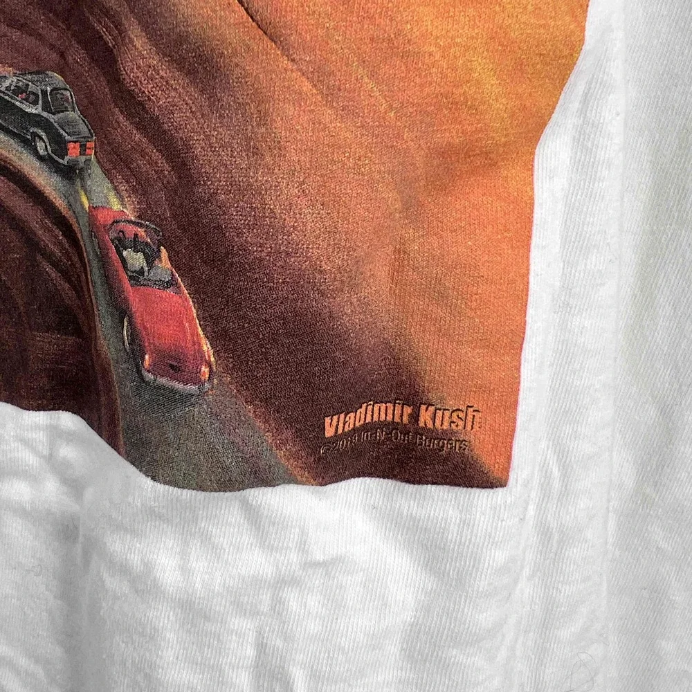 In-N-Out Burger 70th Anniversary Ferris Wheel Vladimir Kush‎ White T-Shirt Large